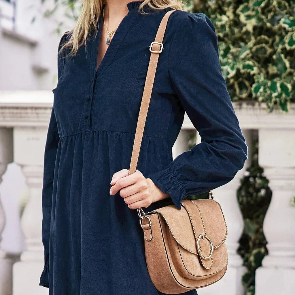 Aspiga Liv Corduroy Dress Blue