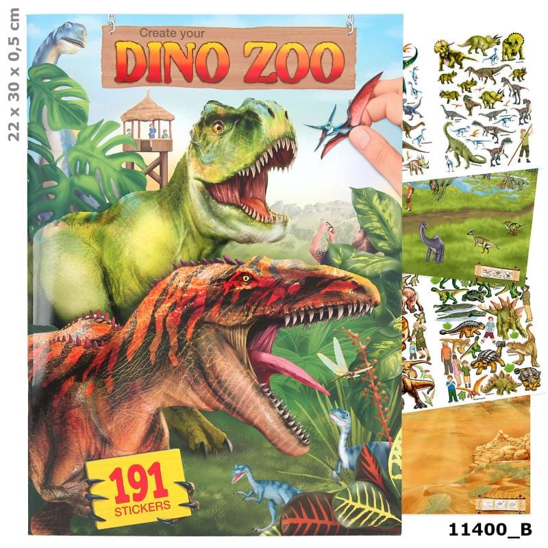 Depesche - Dino World Magic-Scratch Book