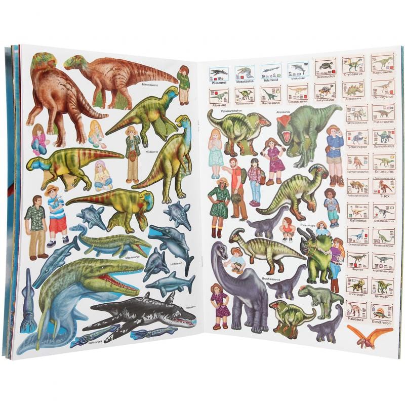 Depesche - Dino World Magic-Scratch Book