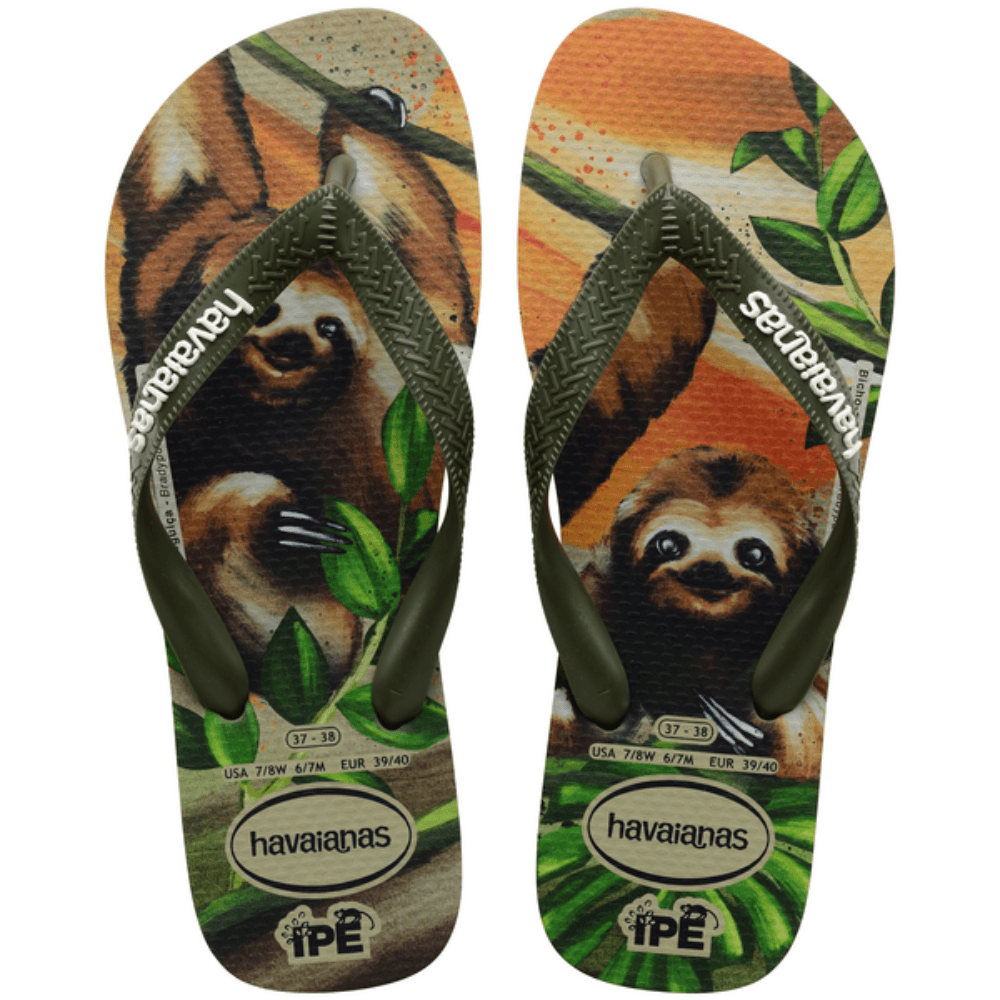 Sloth flip flops on sale