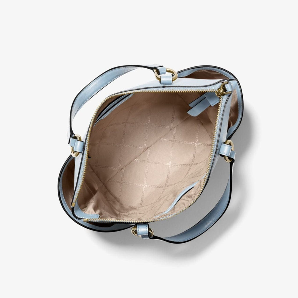 Michael Kors Sullivan Small Saffiano Leather Top-Zip Tote Bag Pale Blu –  Elys Wimbledon