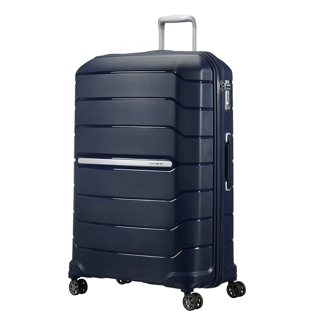 Samsonite Flux 75cm 4 Wheel Large Suitcase In Navy