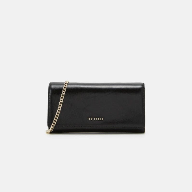 Ted Baker Liberta Metallic Purse On Chain Black