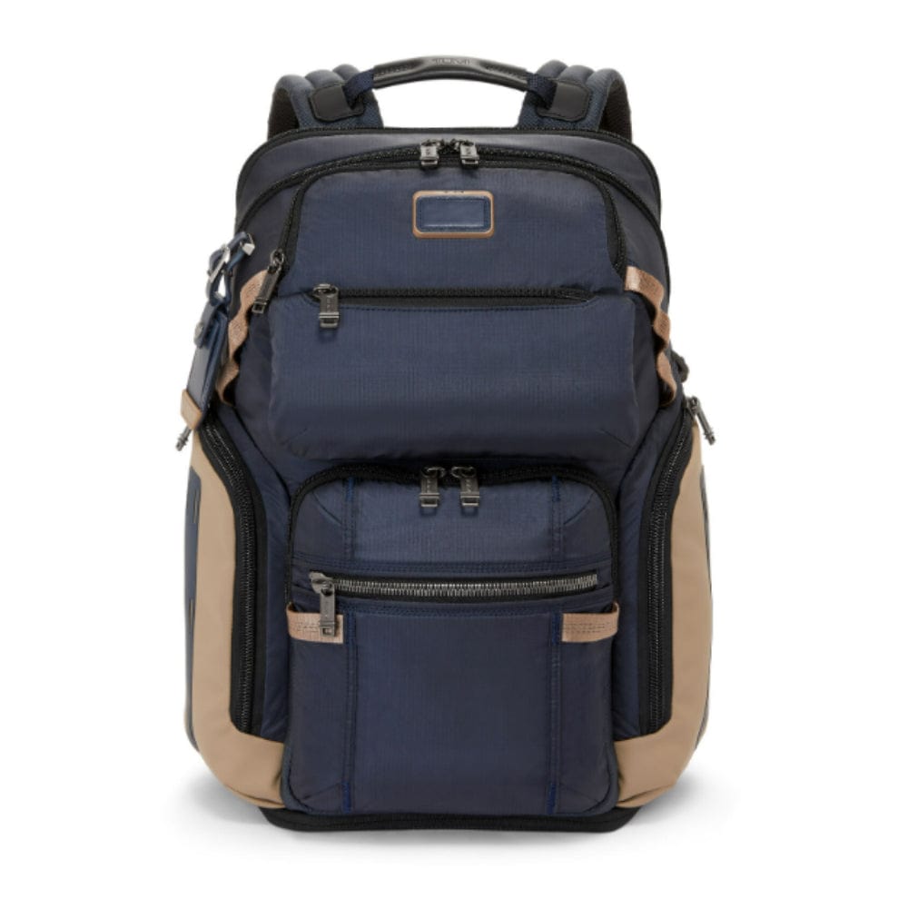 Tumi Alpha Bravo Nomadic Backpack- Midnight Navy/Khaki – Elys