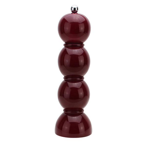 Addison Ross Red Bobbin Salt or Pepper Mill 24cm In Deep Cherry