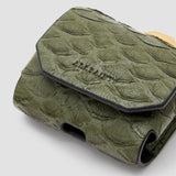 AllSaints AirPod Case In Military Green