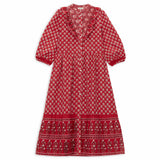 Albaray Red Mix Print Dress Red