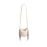 AllSaints Evaline Fringe Crossbody White