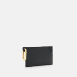 AllSaints Hex Leather Cardholder in Black