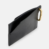 AllSaints Hex Leather Cardholder in Black