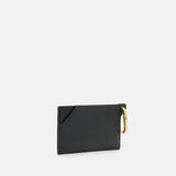 AllSaints Hex Leather Cardholder in Black