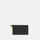 AllSaints Hex Leather Cardholder in Black