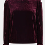 Aspiga Victoria Velvet Top Berry