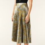 Ba&sh Falone Midi Skirt in Gold