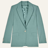 Ba&sh Gayne Long-Sleeve Jacket in Green