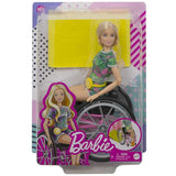 Barbie Doll Fashionista with Wheelchair Accessory & Ramp