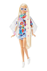 Barbie Multicolour Extra Doll Flower Power And Pet