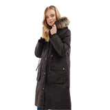 Barbour Amberley Ladies Wax Jacket Brown