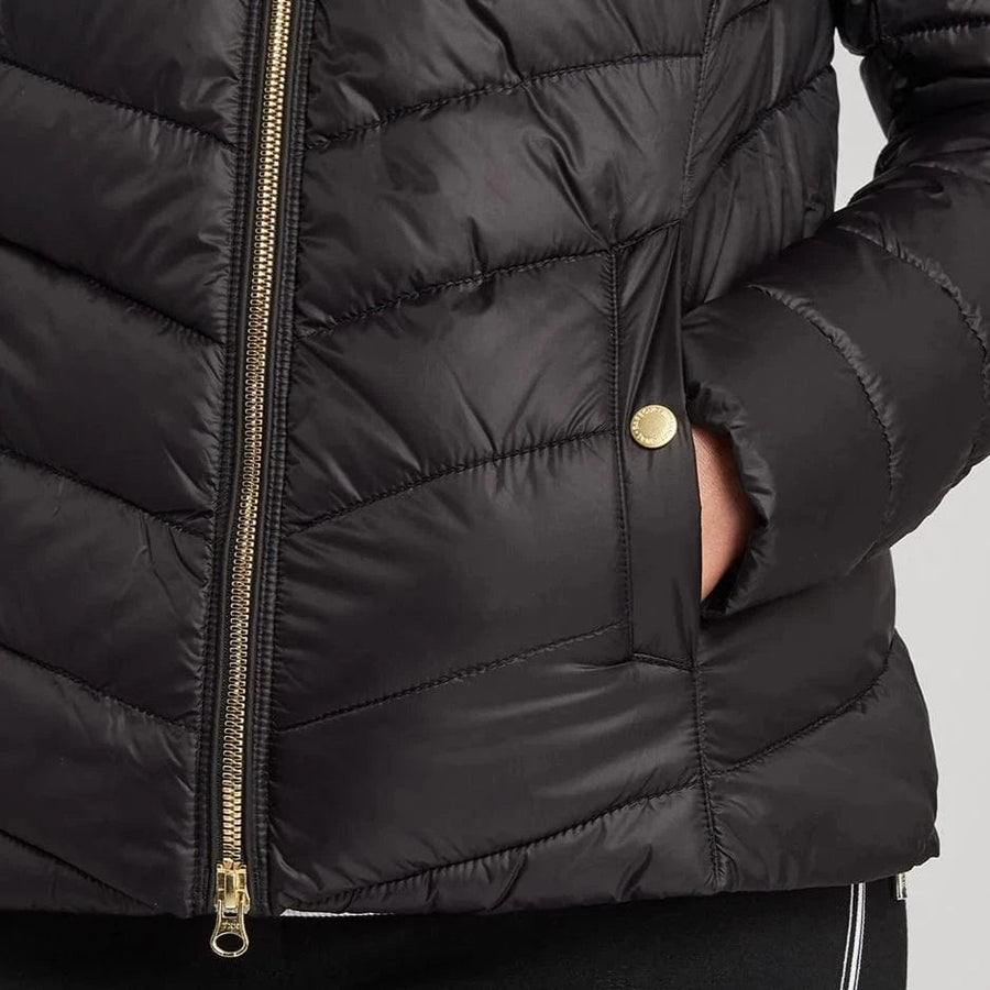 Barbour International Aubern Quilted Jacket in Black