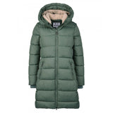 Barbour Avondale Women's Quilted Teddy Lined Hoodalchemy Green Jacket