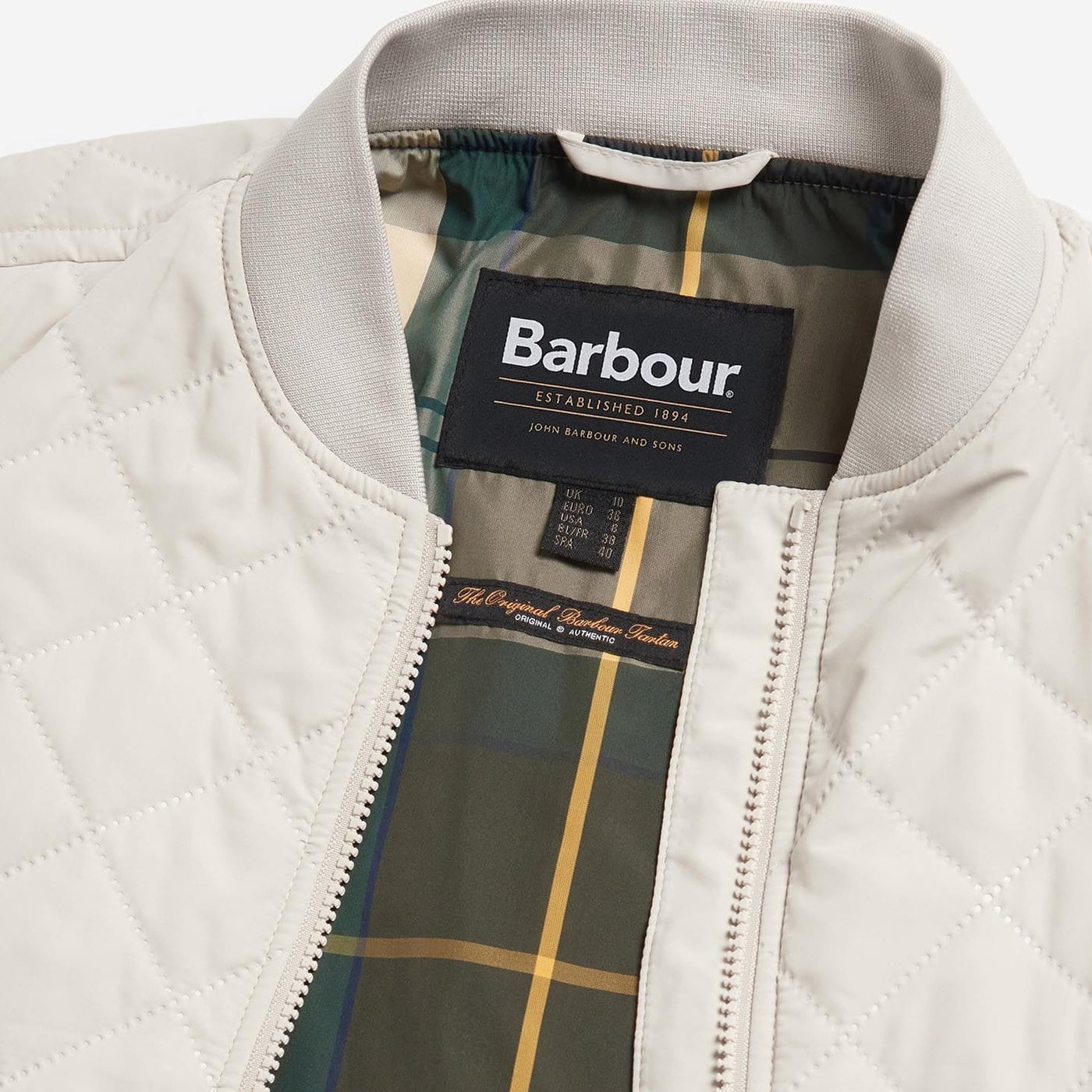 Barbour Bowhill Quilted Jacket In French Oak