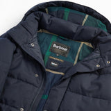 Barbour Brampton Puffer Jacket In Dark Navy