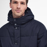 Barbour Brampton Puffer Jacket In Dark Navy