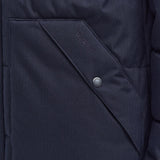 Barbour Brampton Puffer Jacket In Dark Navy