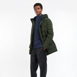 Barbour Chelsea Baffle Quilt in Sage/Olive Night