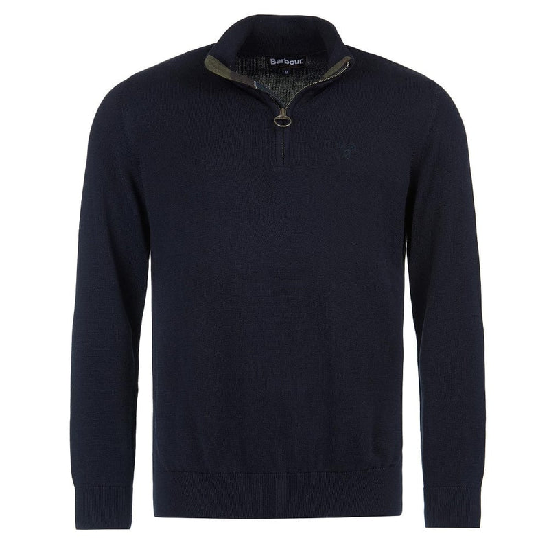 Barbour mens half zip on sale jumper