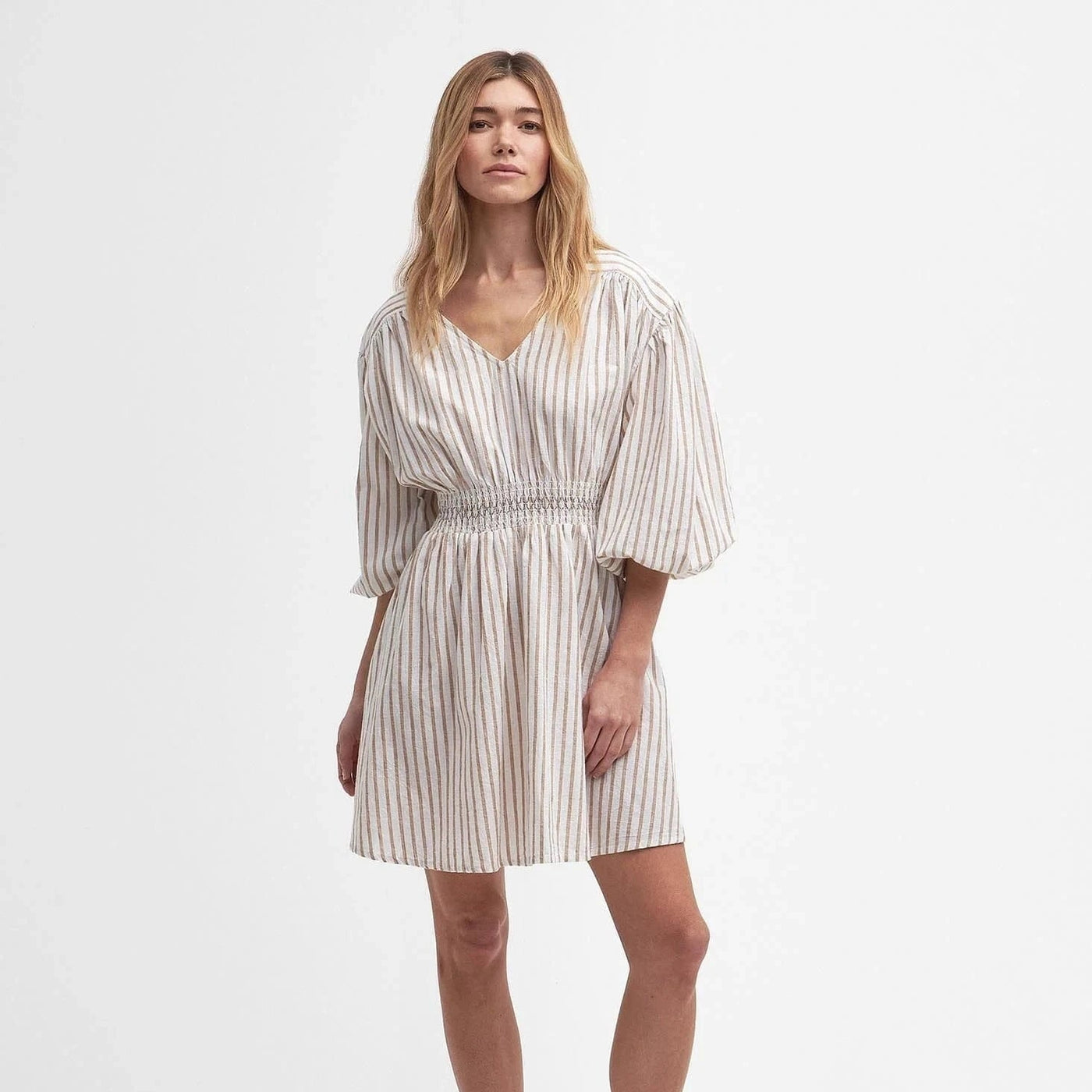 Barbour dress white online