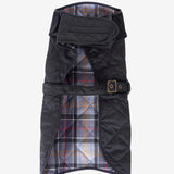 Barbour Large Quilted Coat In Black