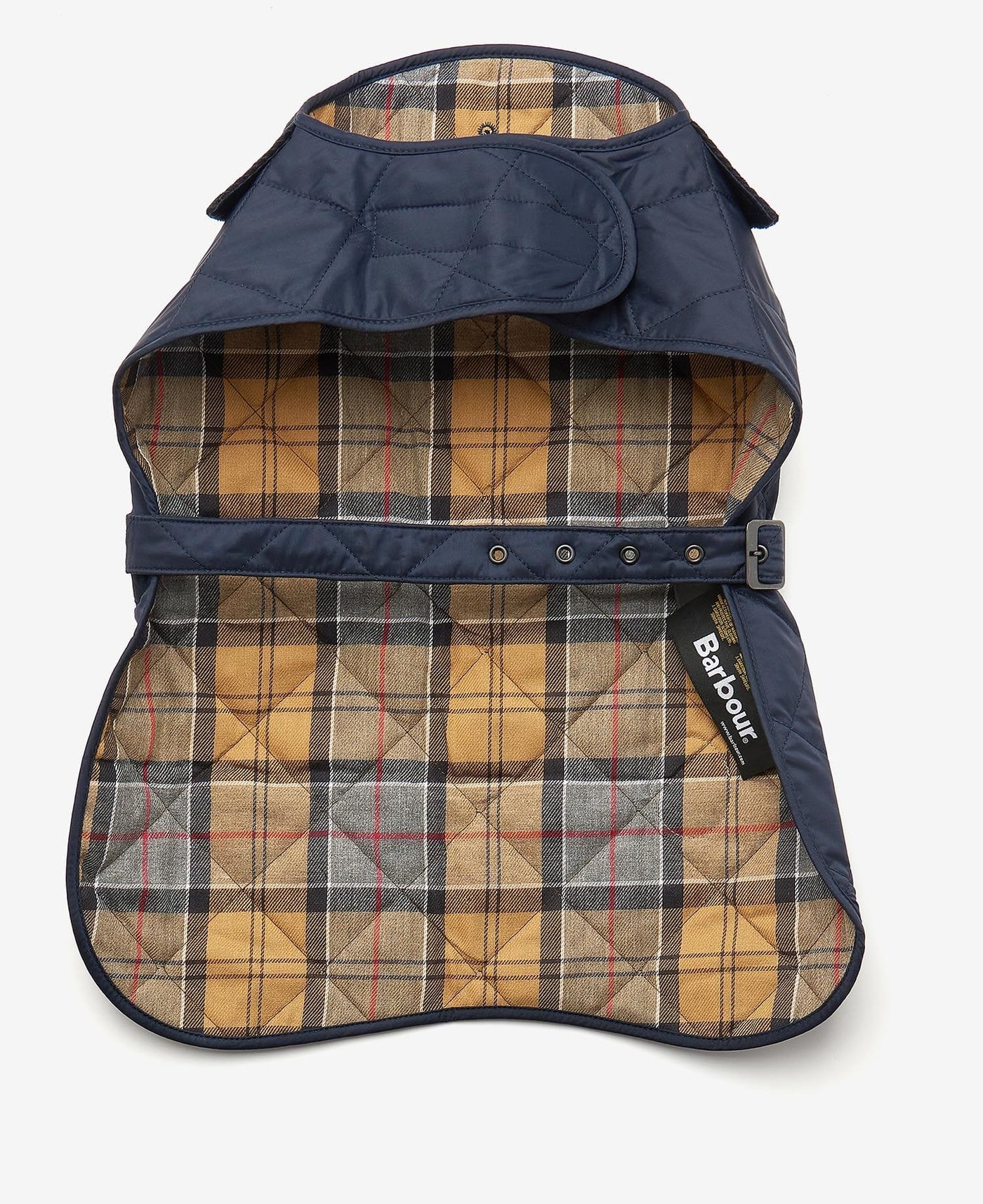 Barbour dog coat navy online