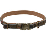 Barbour Large Reflective Tartan Dog Collar