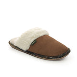 Barbour Lydia Mule Camel Suede Slippers