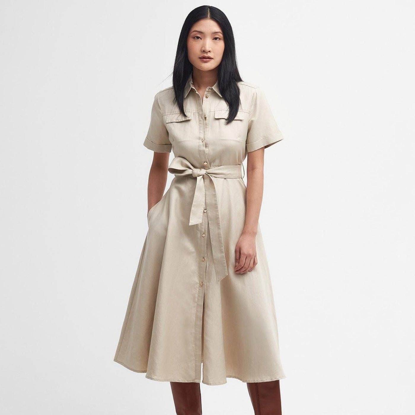 Barbour shirt dress on sale