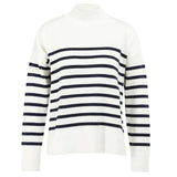 Barbour Pearl Knitted Jumper Ecru Stripe