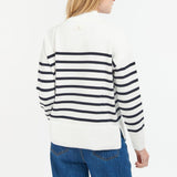 Barbour Pearl Knitted Jumper Ecru Stripe