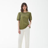 Barbour Pearl Top Olive Tree