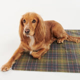 Barbour Quick Dry Tartan Dog Towel With Pouch