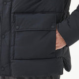 Barbour International Auther Deck Quilted Jacket in Black