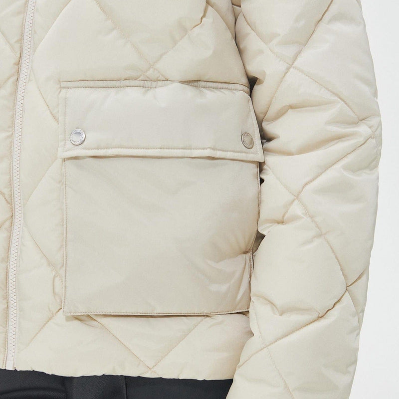 Barbour cream clearance quilted jacket