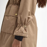 Barbour International Roberta Showerproof Jacket In Light Trench