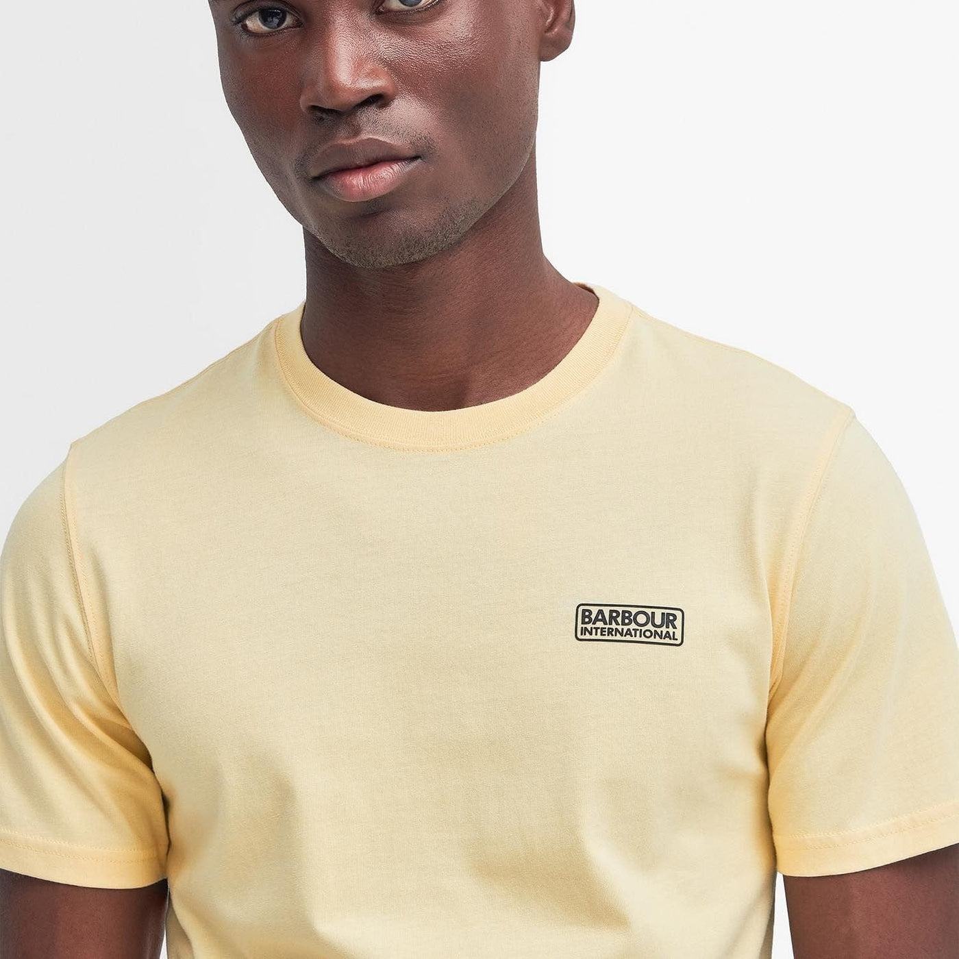 Barbour t shirt yellow online