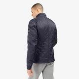 Barbour International Tourer Ariel Polar Quilted Jacket In Navy