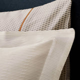 Bedeck of Belfast Asha Textured Weave Bedding in Chalk