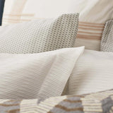 Bedeck of Belfast Asha Textured Weave Bedding in Chalk