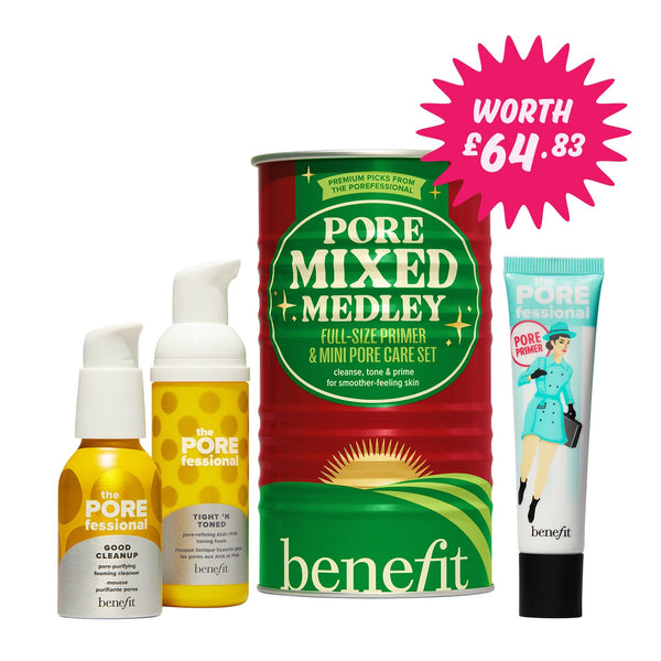 Benefit Pore Mixed Medley Full-size Primer & Mini Pore Care Set