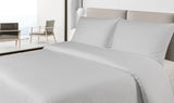 Maison 300 Threadcount Sateen Stripe Duvet Set Silver