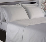 Maison 300 Threadcount Sateen Stripe Duvet Set Silver